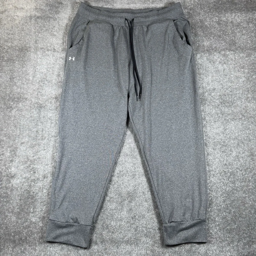 Under Armour Joggers Women's XL Gray Tech 2.0 Lightweight Loose Fit Athleisure